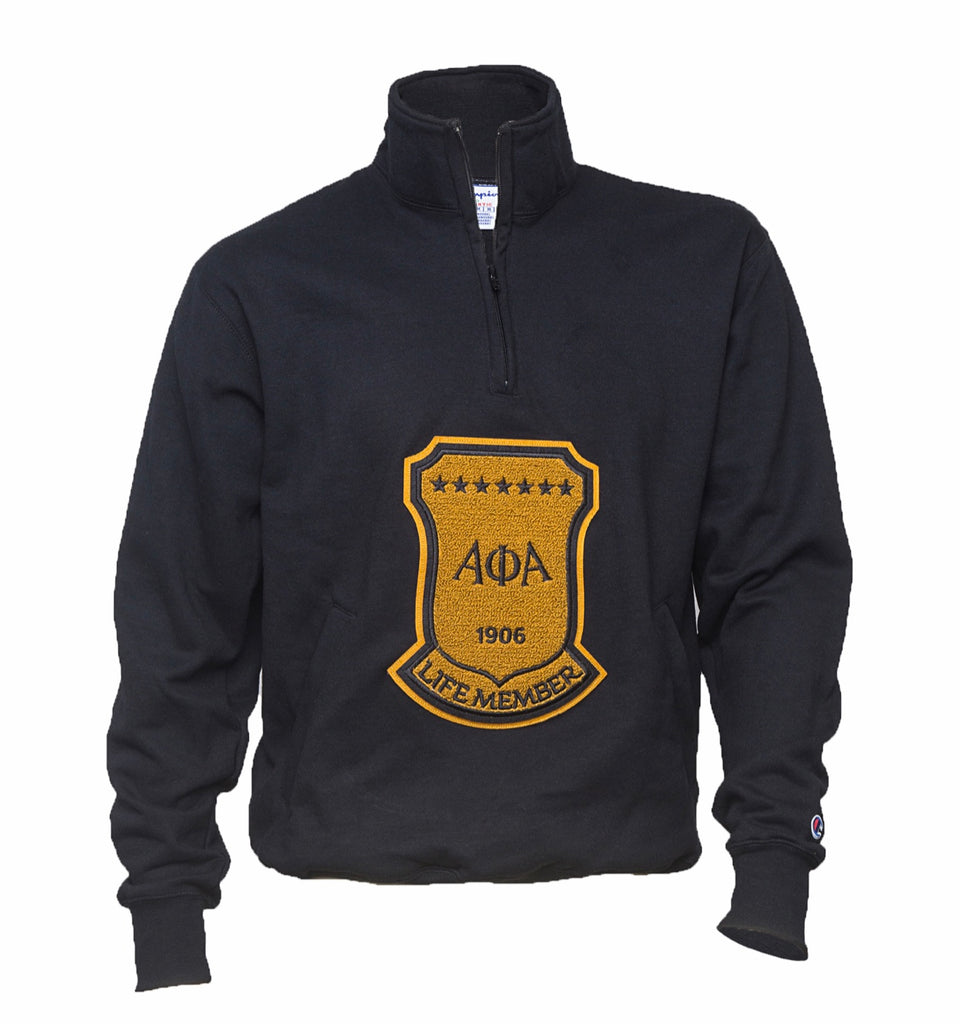 Alpha Phi Alpha Life Member 1/4 Zip(Champion Brand)