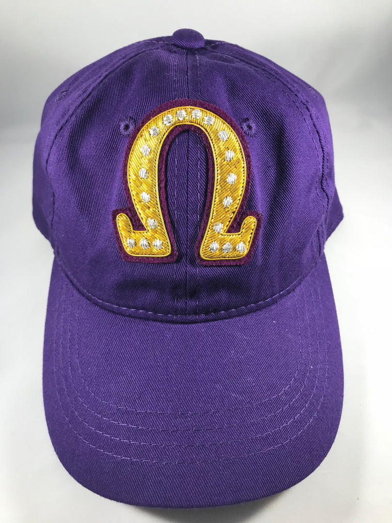 Omega Hat with Bullion Omega Symbol