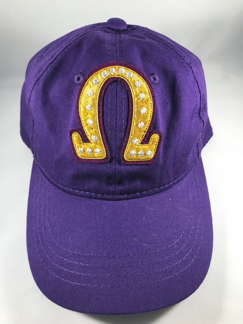 Omega Hat with Bullion Omega Symbol