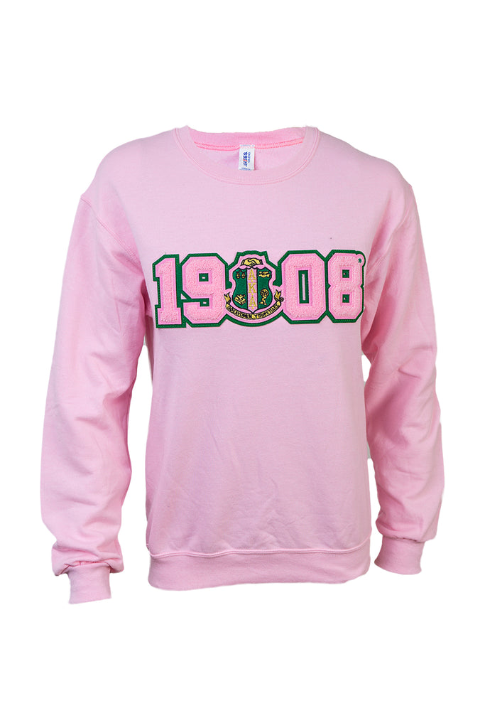 AKA Pink 1908 Sweatshirt Greek Traditions - Main Image