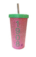 AKA Bling Tumblers with Lid & Straw