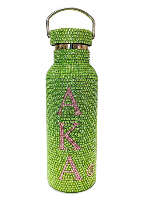 AKA Green Stainless Steel Bling Canteen Tumblers