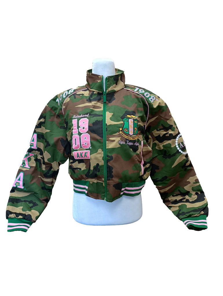 AKA Camo Crop Jacket