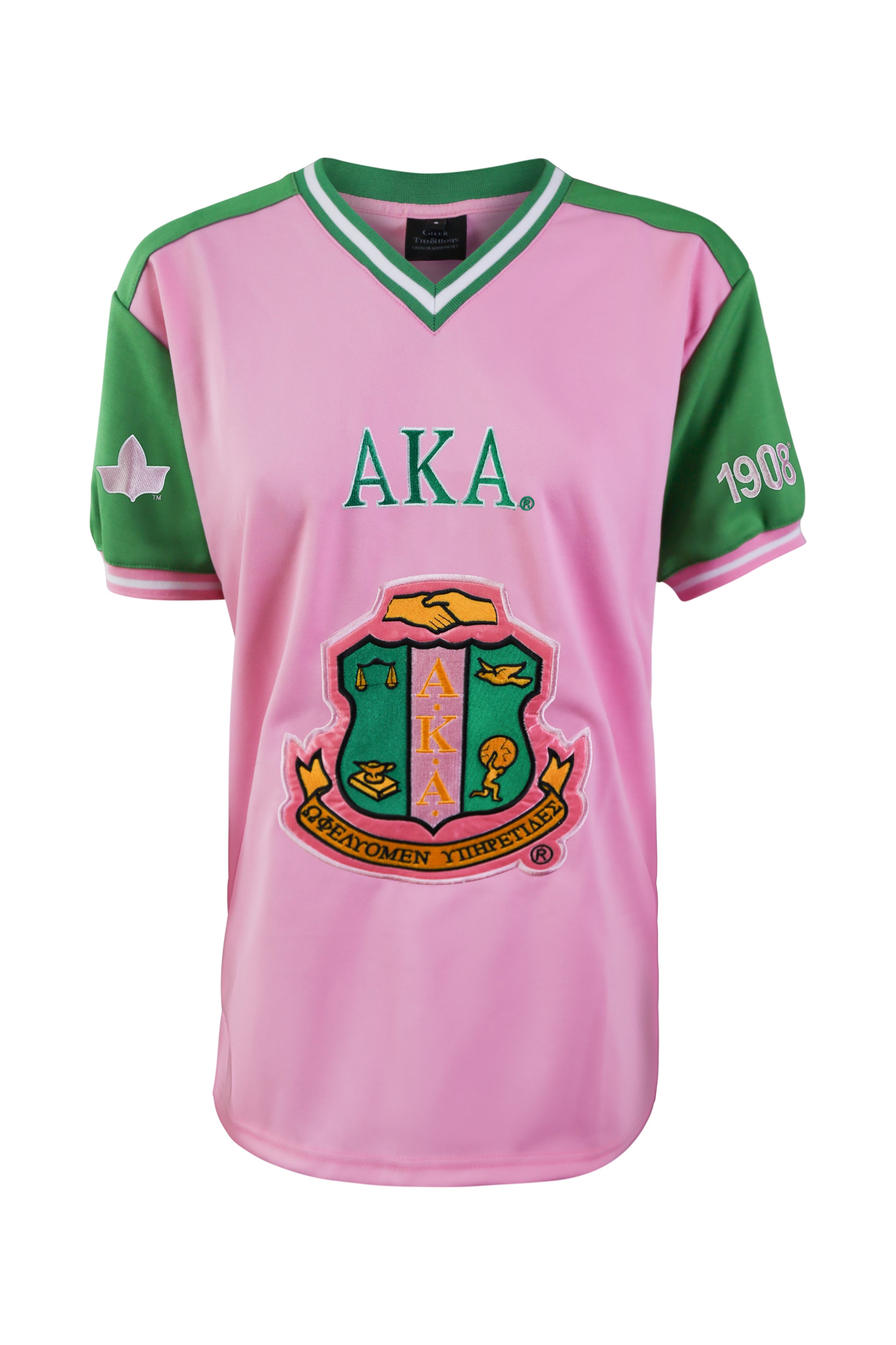 AKA Embroidered Football Jersey – Greek Traditions - Main Image