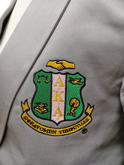 AKA Silver Soror Blazer