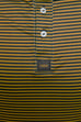 Alpha Black and Gold Stripe Polo