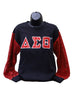 Delta Sweatshirt with Sequin Sleeves