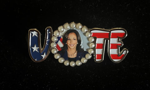 Kamala Harris Flag Vote Pin