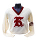 Kappa Alpha Psi Kreme Vneck Sweater with Chenille K