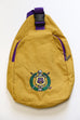 Omega Old Gold Embroidered Sling Bag