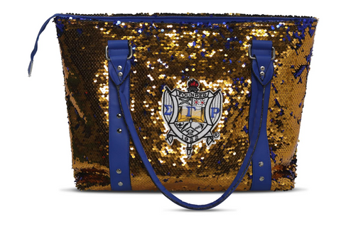 Sigma Gamma Rho Sequin Tote Bag