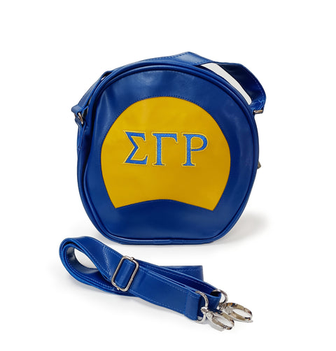 Sigma Gamma Rho Round Cross Body Bag