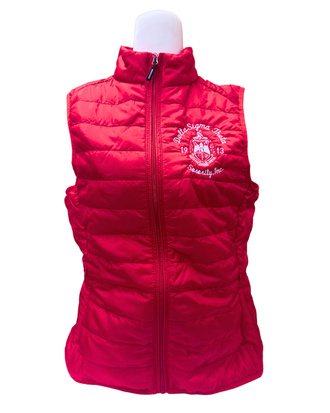 Delta Sigma Theta Puffer Vest