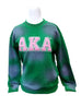 AKA Distressed Sweatshirt with Chenille