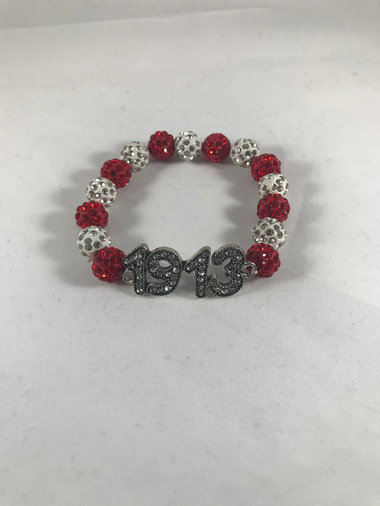 Delta Sigma Theta 1913 Sparkle Bracelet