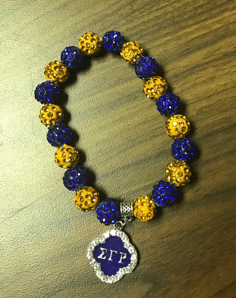 Sigma Gamma Rho Sparkle Bracelet