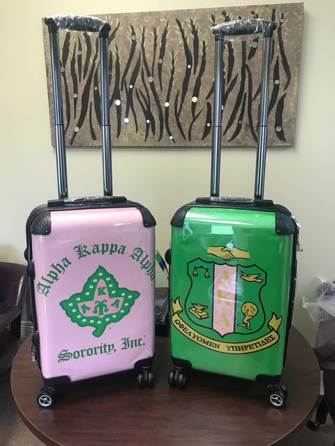 Alpha Kappa Alpha (Pink or Green) Carryon Luggage