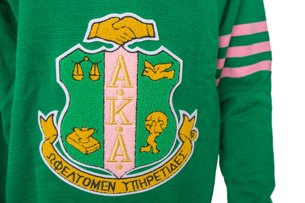 Alpha Chenille Sweatshirt Aka Sorority Sweaters Alpha Kappa Alpha