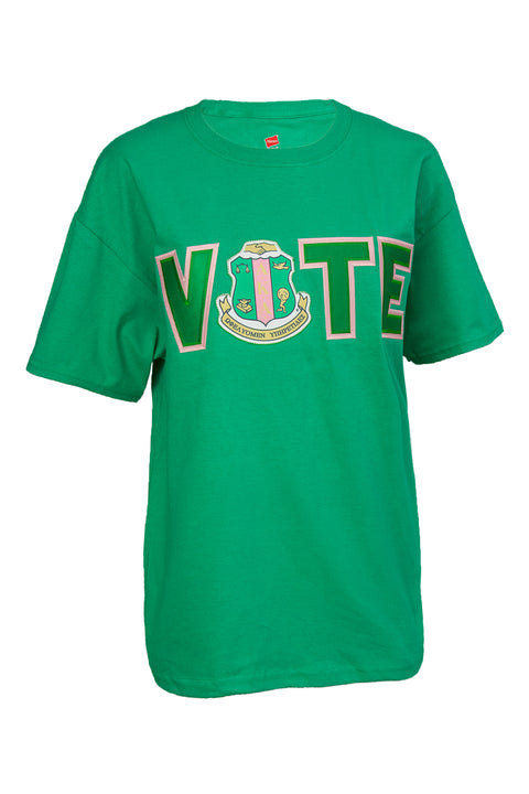 Embroidered Alpha Kappa Alpha Vote T-Shirt