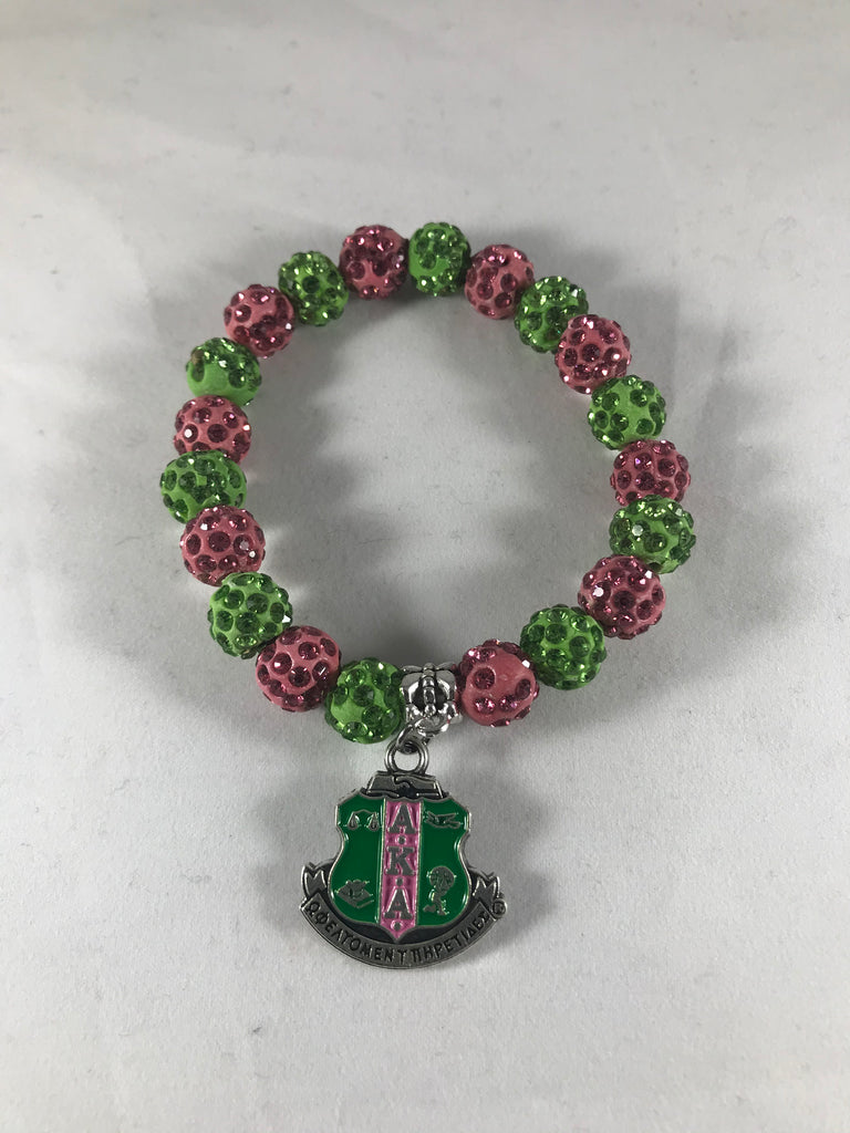AKA Sparkle Bracelet with Crest