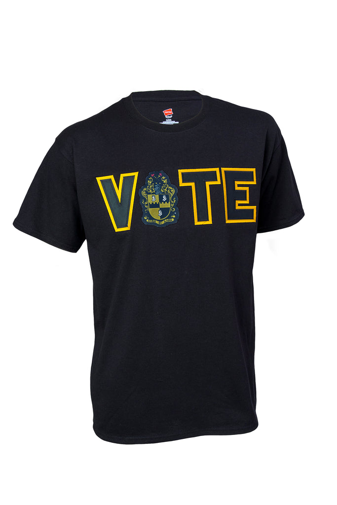Alpha Phi Alpha Embroidered Vote Tee – Greek Traditions