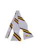 Alpha Gray Stripe Bowtie