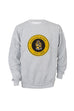 Alpha Phi Alpha Gray Crewneck Sweatshirt with Round Chenille