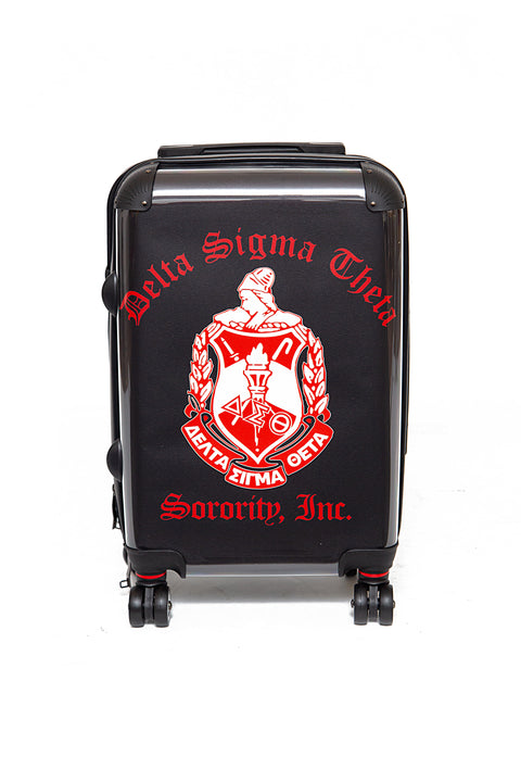 Delta Black Carryon Luggage with Crest