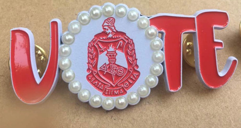 The Original Delta Sigma Theta Vote Pin