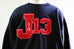 Delta Sigma Theta J-13 Sweatshirt with Chenille Patch(Black)
