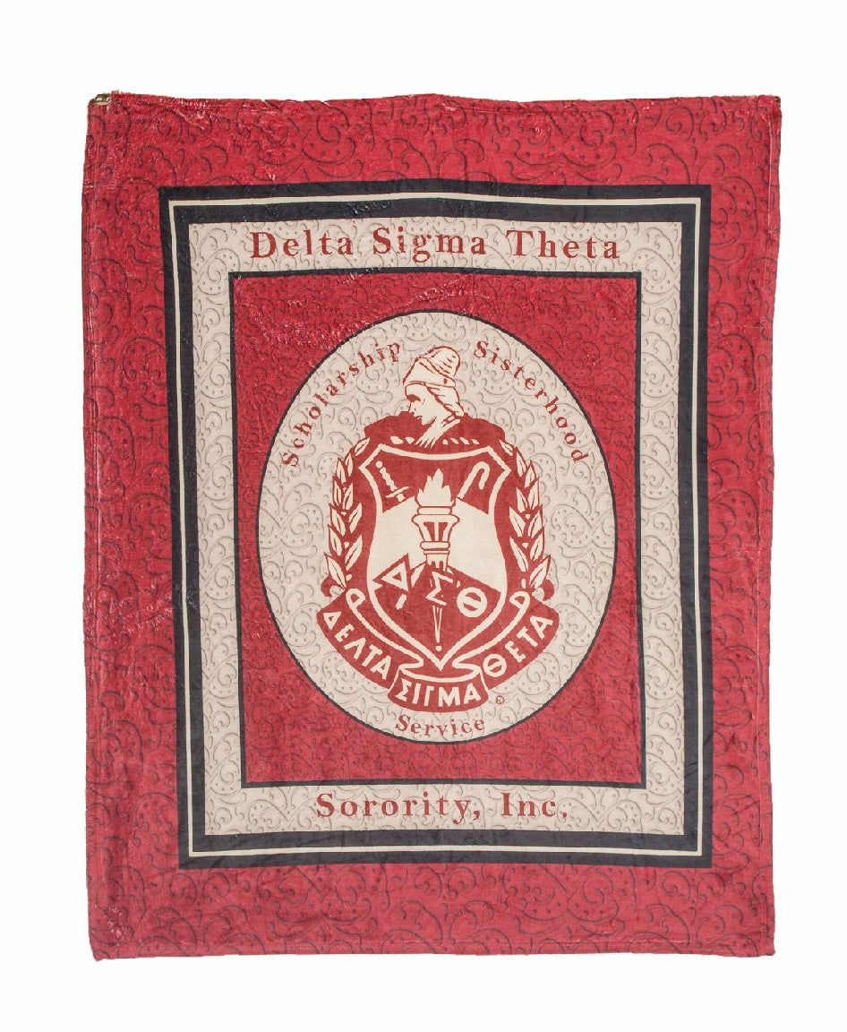 "Delta Crest" "60 x 50" Super Soft Fleece Blanket/Throw
