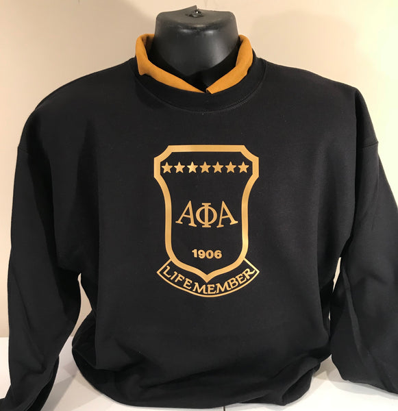 Alpha Phi Alpha Life Member Sweatshirts