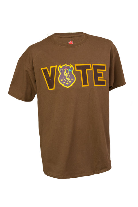 Embroidered Iota Phi Theta Vote Tee