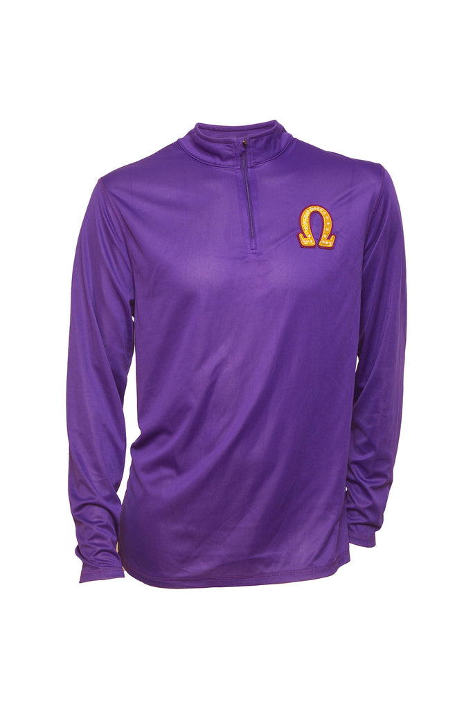 Omega Dri Fit ¼ Zip Long Sleeve Shirt