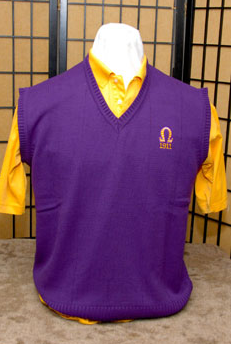 Omega Psi Phi-Purple Sweater Vest