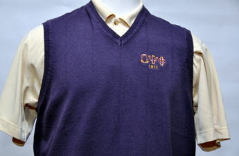 Omega Psi Phi-Purple Sweater Vest(Three Letters)