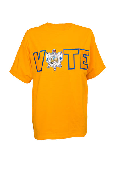 Embroidered Sigma Gamma Rho Vote Tee
